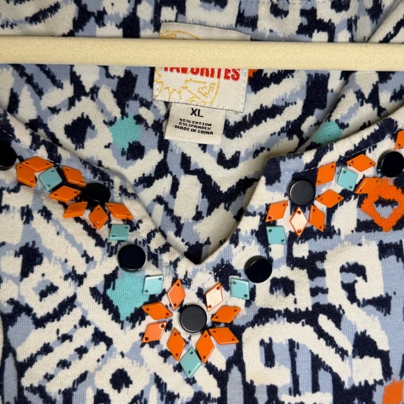 Ruby Rd. Favorites 3/4 Sleeve Blouse - Picture 3 of 6